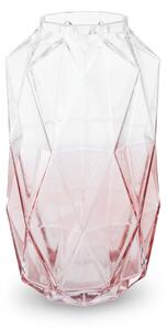 Розова стъклена ваза (височина 28 cm) Brice – Premier Housewares