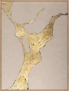 Ръчно рисувана картина 90x120 cm Wild Horizon Gold – Malerifabrikken