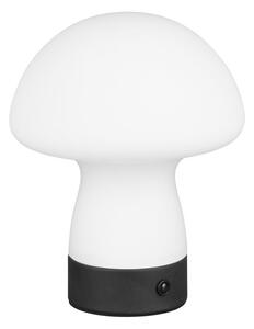 LED настолна лампа в матово бял цвят със стъклен абажур (височина 18 cm) Dooley – Reality
