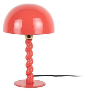 Червена настолна лампа с метален абажур (височина 39 cm) Prisa – Leitmotiv