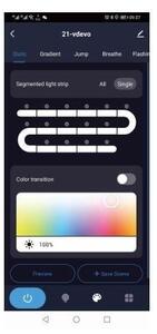 Immax NEO 07734L - LED RGB Димируема лента MUSIC 18W/230V 5m IP65 Wi-Fi Tuya + д.у
