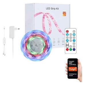 Immax NEO 07734L - LED RGB Димируема лента MUSIC 18W/230V 5m IP65 Wi-Fi Tuya + д.у