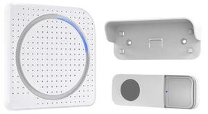 Solight 1L67 - Безжичен звънец за контакт 230V IP56 бял
