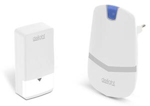 Безжичен звънец за контакт 230V IP44 бял