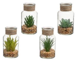 Изкуствени растения в комплект от 4 бр. (височина 12 cm) Cactus – Casa Selección