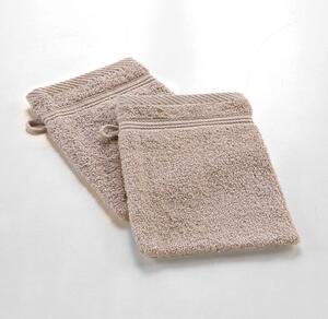 Светлокафява памучна кърпа за миене 15x21 cm Tendresse – douceur d'intérieur