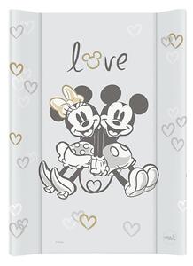CebaBaby - Подложка за повиване с фиксирана дъска двустранна DISNEY 50x70 см сива