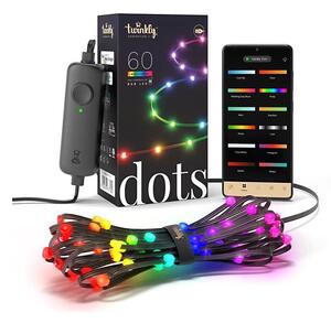 Twinkly TWD060STP-B - LED RGB Димируема лента DOTS 60xLED 3 м Wi-Fi USB