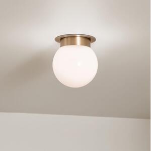 Kichler KL-ALBERS-F-G-CPZ-Таванно осветително тяло ALBERS 1xE27/40W/230V Ø20,3 cm златисто