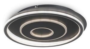 BRILAGI - Димируемо LED таванно осветително тяло IRIS LED/83W/230V 46x50 cm черно + дистанционно управление