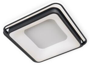 BRILAGI - LED димируемо таванно осветително тяло FLARE LED/102W/230V 50x50 cm черно + дистанционно управление