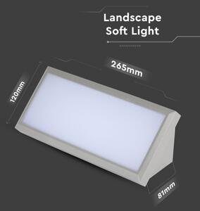 LED Екстериорен аплик LED/12W/230V 6400K IP65 сив