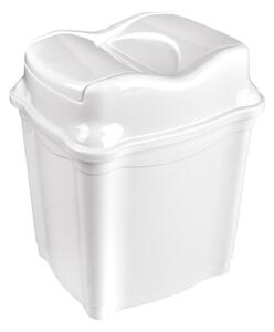 Бяло пластмасово кошче за боклук 9 l Whirpool – Orion