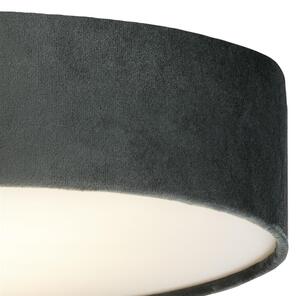 Searchlight 23298-3GY - Таванно осветително тяло DRUM 3xE27/60W/230V сиво