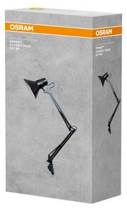 Osram - Настолна лампа с монтажна скоба PANAN 1xE27/11W/230V черна