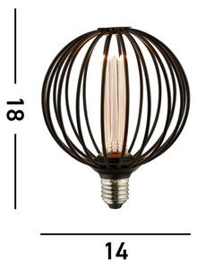 Searchlight 26004BK - LED декоративна крушка GLOBE E27/4,5W/230V 2700K
