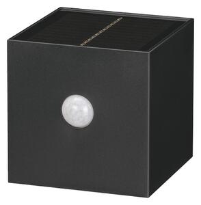 Retlux-LED Соларна стенна лампа със сензор LED/1W/3,7V 1200 mAh IP44 черна