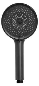 Матово черно пластмасова душ глава ø 12 cm Softwater – Wenko