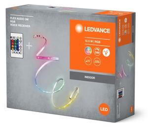 Ledvance - LED RGB Димируема лента FLEX AUDIO 3 м LED/12,5W/230V + д.у