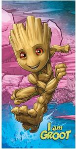Памучна детска кърпа 70x140 cm Groot "I am groot" – Jerry Fabrics