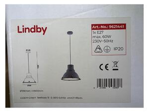Lindby - Пендел PERCIVAL 1xE27/60W/230V