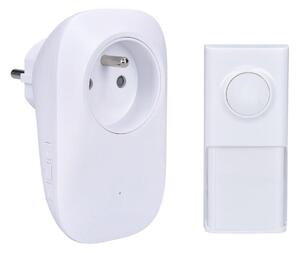 Solight 1L71 - Безжичен звънец за контакт 230V IP55