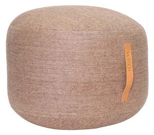 Hübsch - Mochi Pouf Ø50 Brown Hübsch