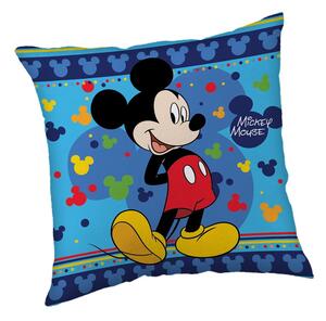 Детска възглавница от флийс 40x40 cm Mickey "Blue" – Jerry Fabrics