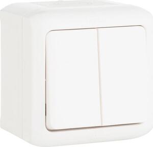 Legrand Сериен ключ IP44 открит монтаж цвят Бял Forix - 782362