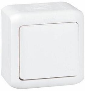 Legrand Бутон IP44 открит монтаж цвят Бял Forix - 782364