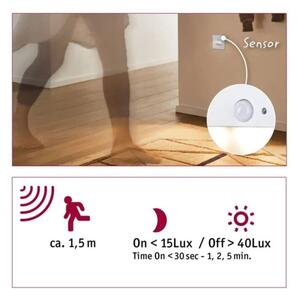 Paulmann 93133 - LED/1,2W Лампа за стълбище със сензор EDGE 230V бял