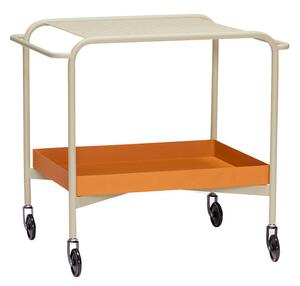 Hübsch - Push Trolley Sand/Кафяв Hübsch