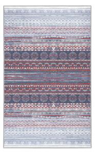 Лилаво-сив килим подходящ за пране 80x150 cm Vintage Stripe – Mila Home