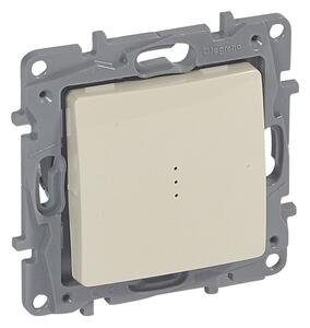 Legrand 664610 Девиаторен ключ 10А с индикатор Niloe крем - 664610