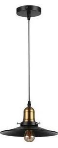 Пендел LOFT 1xE27/60W/230V Ø 22 см черен