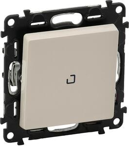 Legrand Еднополюсен ключ с индикация LED 3мА цвят крем Valena Life - 752204