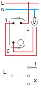 TEM Ключ за щори 16A 1M, Modul - SM40