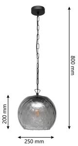 Полилей на верижка MARILLA 1xE27/15W/230V