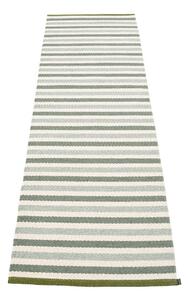 Зелена и кремава пътека за открито и закрито 70x240 cm Teo Sage – Pappelina