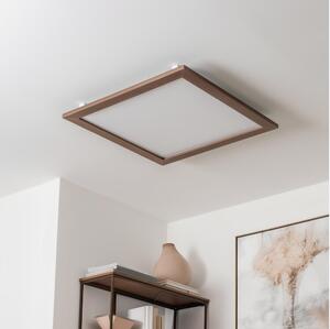 Eglo - LED Панел за повърхностен монтаж SALOBRENA-RW WOOD LED/34W/230V 2700/4000K тъмнокафяв