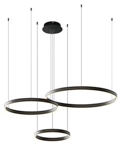 LED Пендел GRAVITY LED/108W/230V черен
