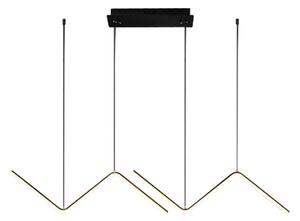 LED Пендел VERTE 2xLED/11W/230V черен