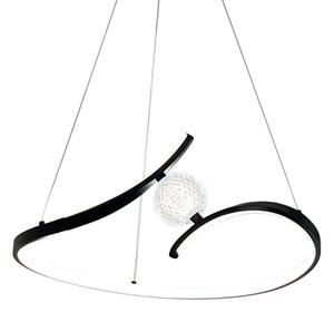 LED Пендел PERLA LED/34W/230V черен