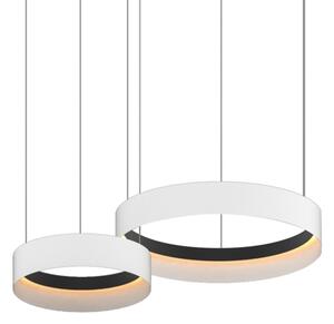 LED Пендел ORBITA LED/72W/230V бял/черен