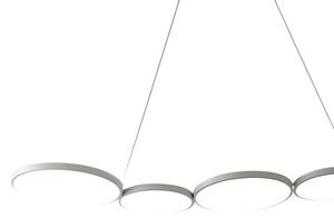 LED Пендел OLYMPIA 5xLED/10W/230V сив