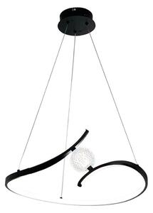 LED Пендел PERLA LED/34W/230V черен