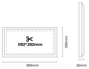 LED Панел LED/48W/230V 4000K 120x30 см
