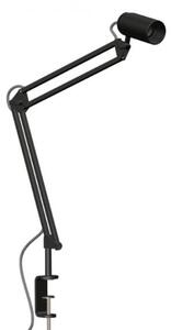 JUST LIGHT. 14773-18 - Настолна лампа с щипка TURN ME 1xE27/60W/230V черен