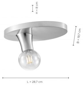 JUST LIGHT. 14777-55 - Плафон TURN ME 1xE27/60W/230V хром