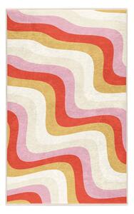 Жълто-розов килим подходящ за пране 60x100 cm Creamy Raspberry Swirl – Mila Home